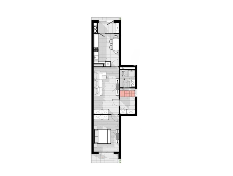 Apartament 61.1 m²