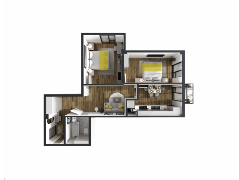 Apartament 62 m²