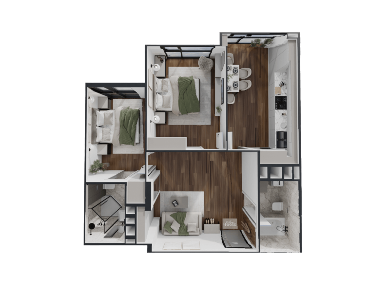 Apartament 67.03 m²
