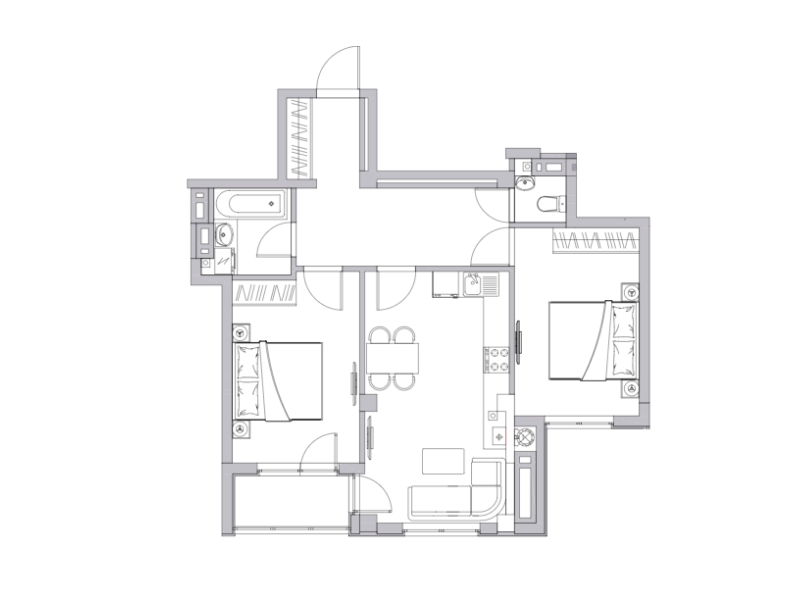 Apartament 65.65 m²