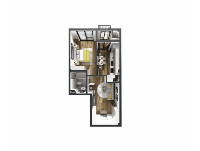 Apartament 52 m²