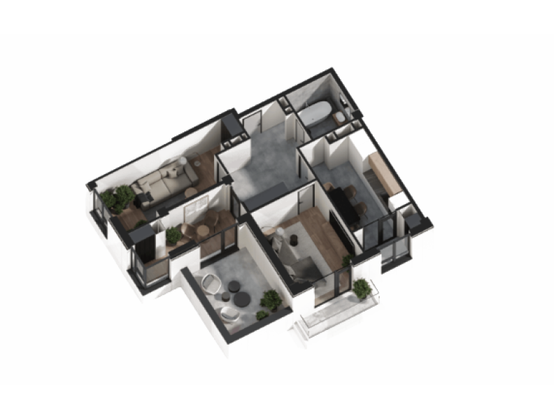 Apartament 70.31 m²