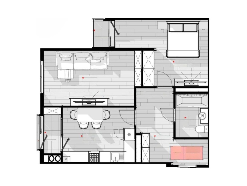 Apartament 60.05 m²