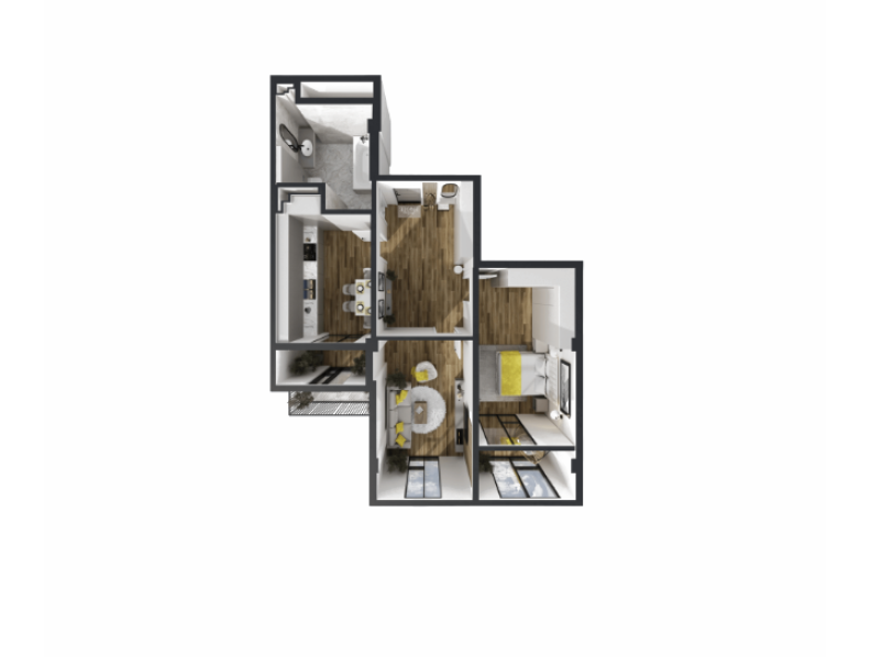 Apartament 66.2 m²