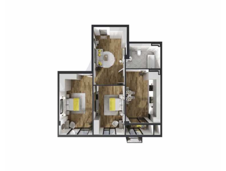 Apartament 68.2 m²