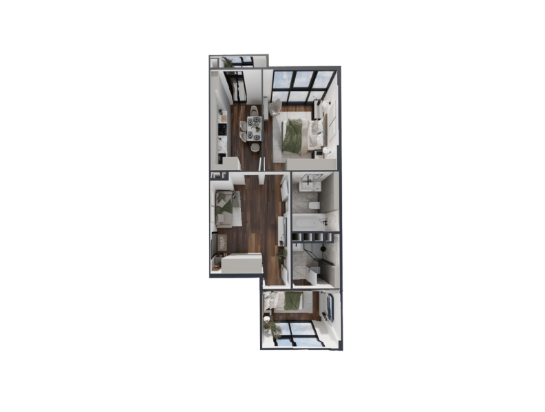 Apartament 71.03 m²